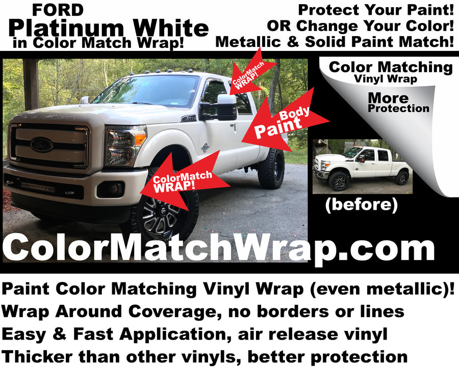 Color Match Wrap Vehicle Vinyl Wrap that Matches Car Paint Color